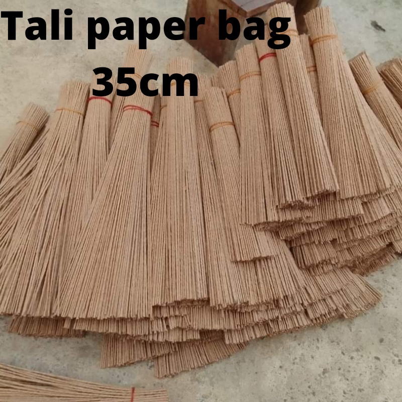 

Tali paperbag potongan 35cm ukuran S6/3mm harga per ikat simple praktis