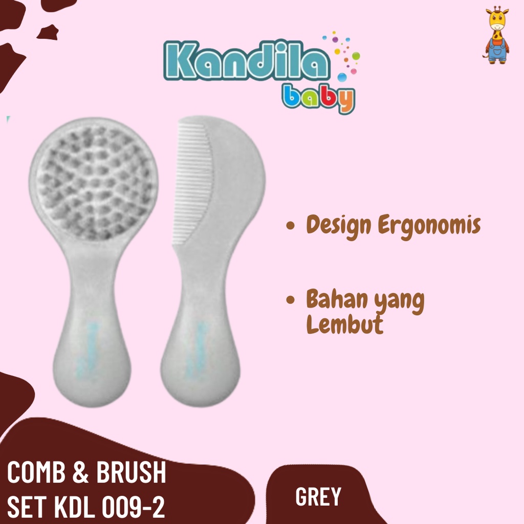 Kandila 009-2 Comb&amp;Brush Set