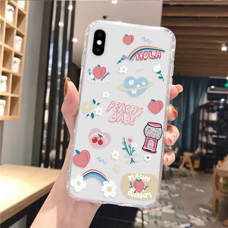 IPhone 6 6s 7 8 Plus X Xr Xs Max 11 Pro Max 12 Casing Soft TPU Phone Case Cover