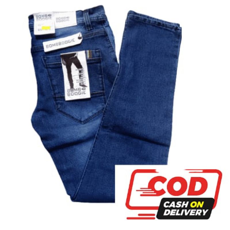 Celana panjang jeans pria/ celana slim fit jeans pensil skinny