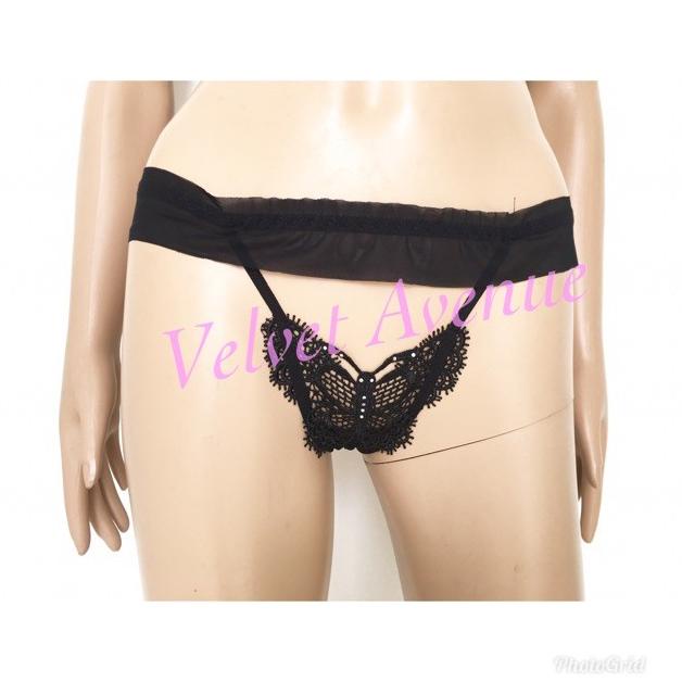 PROMO Gstring Celana Pakaian Dalam CD Wanita Seksi Sexy Kupu Kupu