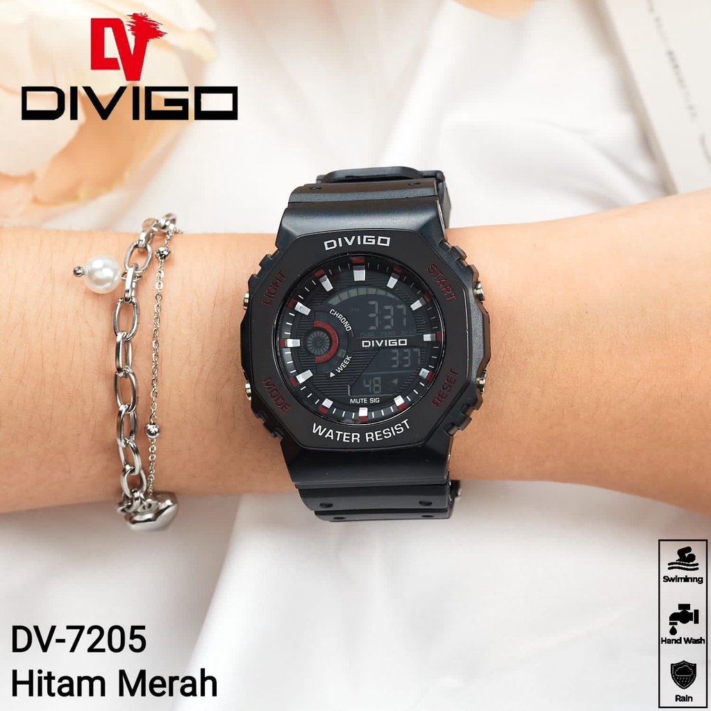 (KW) JAM TANGAN WANITA ELEGAN DIVIGO ORIGINAL DV-7205