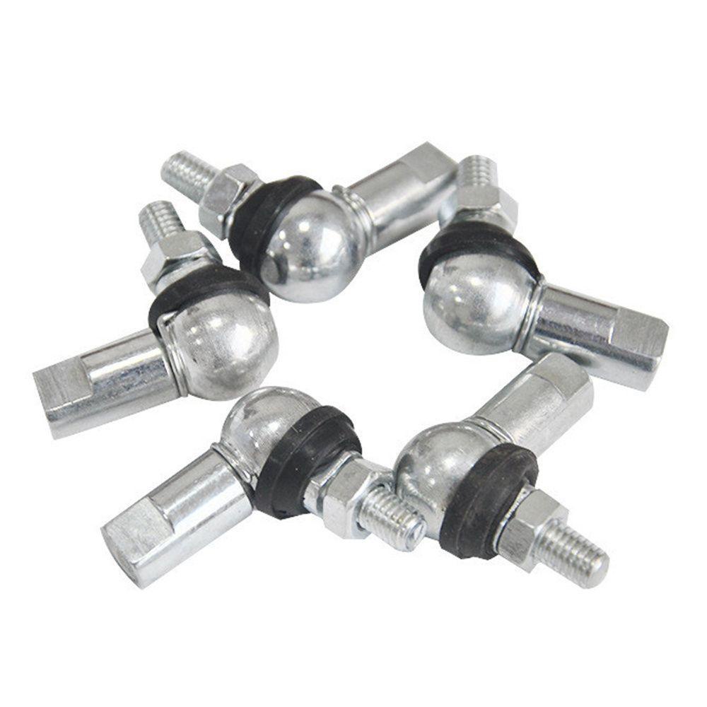 Lanfy Ball Head Bearing Stud Sudut Kanan Universal CS8/CS10/CS13/CS16 M5 M6 M8 M10 Ujung Batang Ball Head Rod