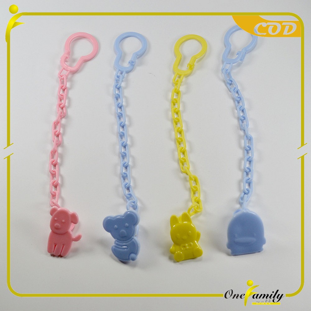 ONE-C43 Tali Gantungan Empeng Baby / Klip Rantai Penjepit Dot Bayi / Teether Clipper Pacifier Holder-1