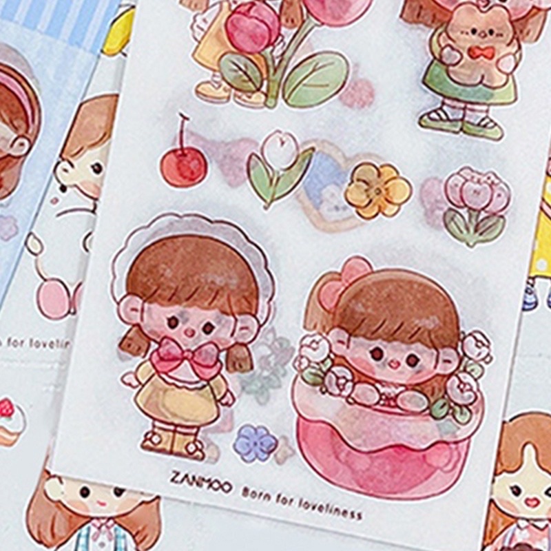 

10-14 Lbr Stiker Momo Paste Sticker DIY Jurnal Scrapbook