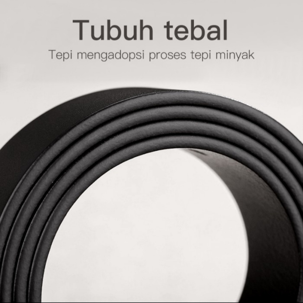 Ikat Pinggang Pria Gesper Jepit Sabuk Tali Kalep Men Belt S061