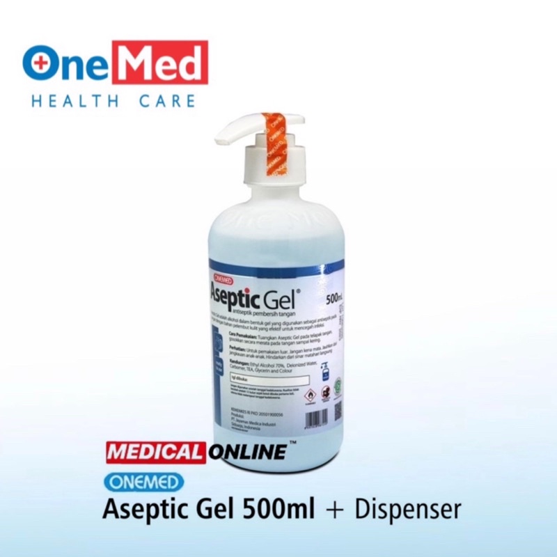 ASEPTIC GEL FRESH &amp; CLEAN HAND SANITIZER AGEL ONEMED MEDICAL ONLINE MEDICALONLINE