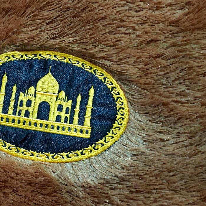 ➣ SAJADAH ANAK KARPET BULU RASFUR PREMIUM 55 X100 CM TEBAL HALUS RASFUR AMBAL SHALAT ℮