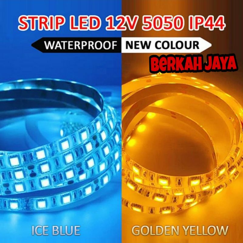 LED Strip Fleksibel SMD 5050 120 DC 12V IP44 WATERPROOF