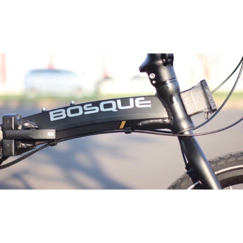 Sepeda Lipat Element Ecosmo 8 Bosque Hidrolik FREE HELM