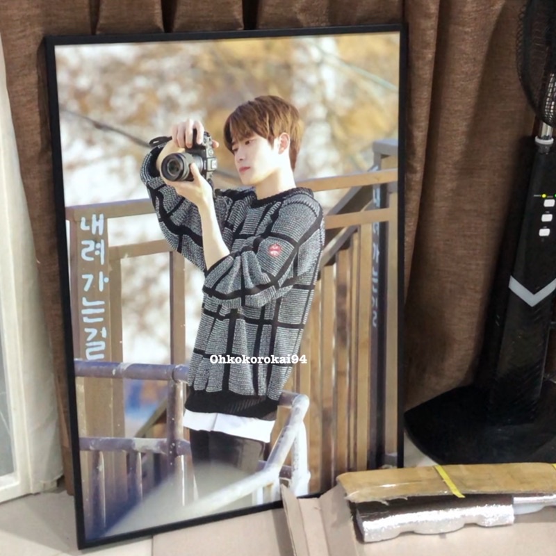 JAEHYUN CHA MINHO PHOTO FRAME SIZE A1 FANSITE PHOTO BANANA FISH NCT