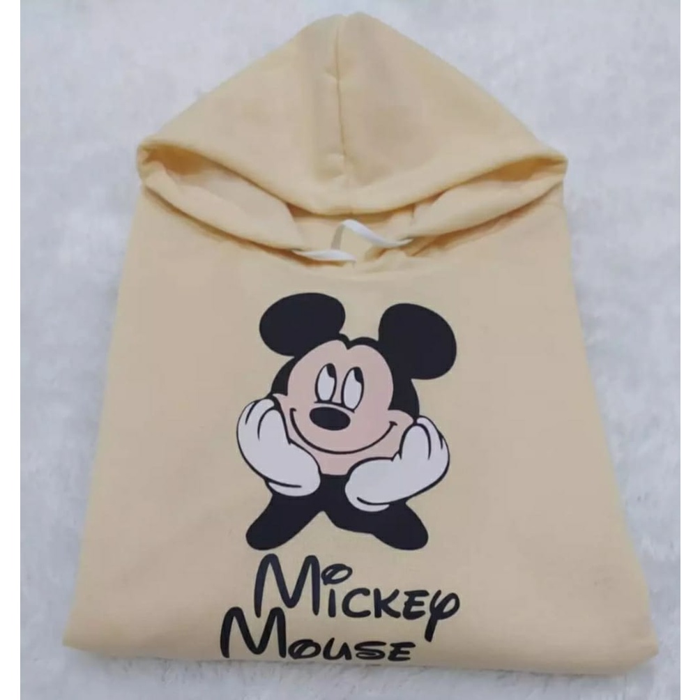 HOODIE MICKY MINNIE MOUSE / HOODIE WANITA TEBAL