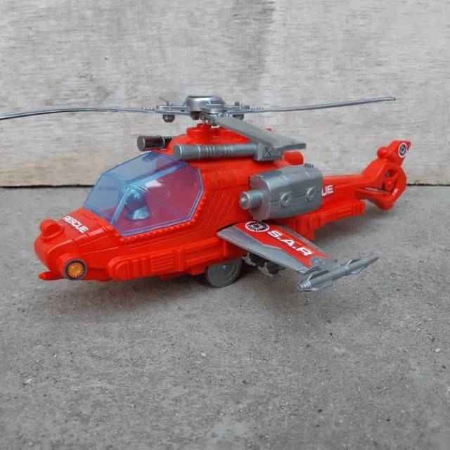 Mainan Helicopter Basarnas Edukasi - Helikopter Rescue Anak Edukatif