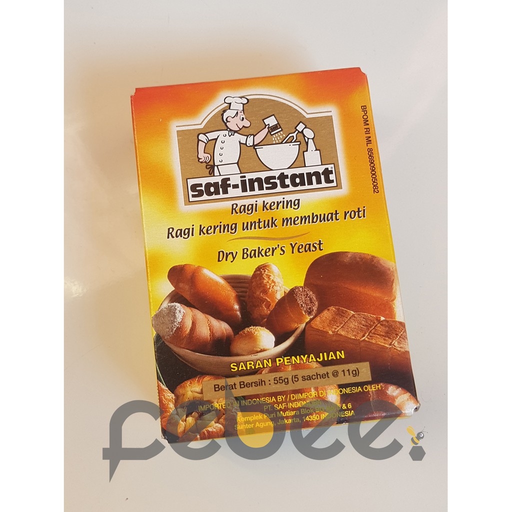 

Saf-Instant Ragi Kering Dry Baker's Yeast Sachet 11g