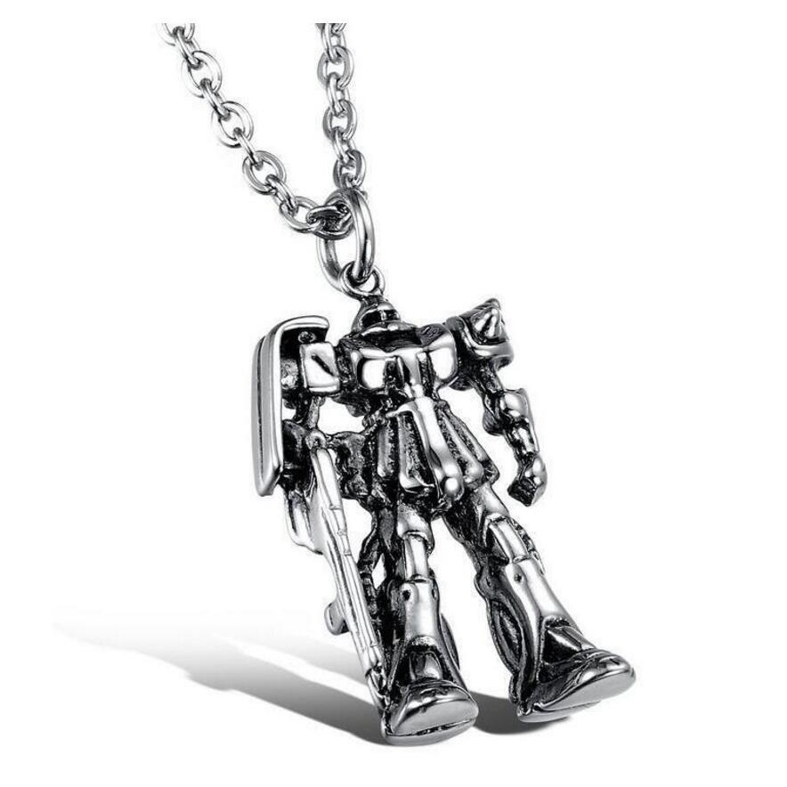 Transformers Necklace Robot Men's Titanium Steel Necklace