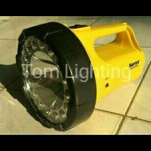 Lampu sorot LED + bulb merek SURYA Emergency Lamp