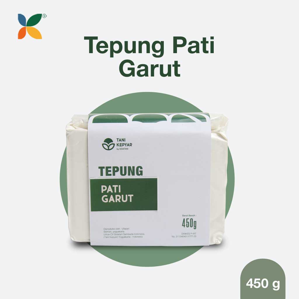 

Tepung Pati Garut 450gr Tani Kepyar | Tepung Organik Gluten Free Premium