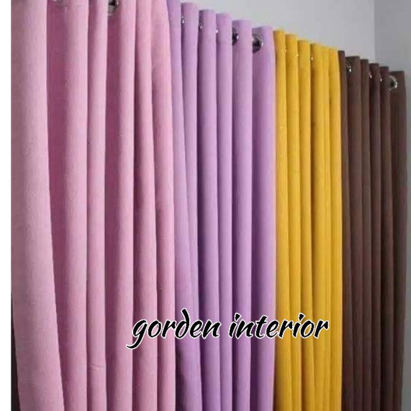 TERLARIS GORDEN BLACKOUT POLOS GRADE A SERAT SAFRON |GORDEN IMPORT | KORDEN