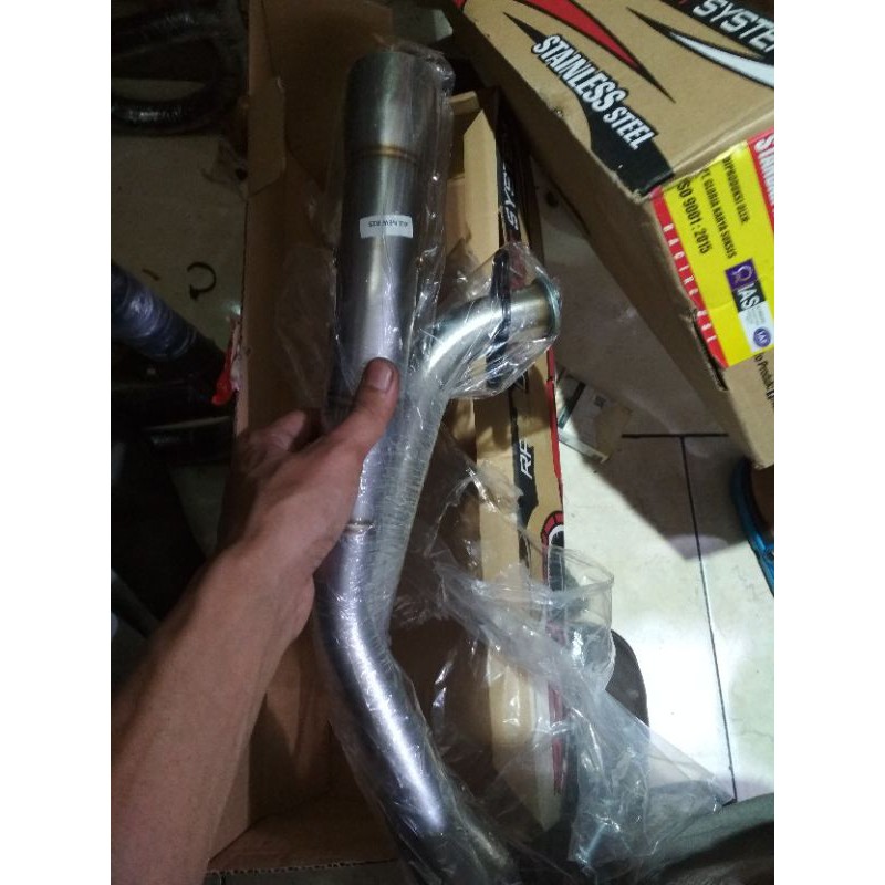 leheran knalpot original proliner Yamaha R15 V3