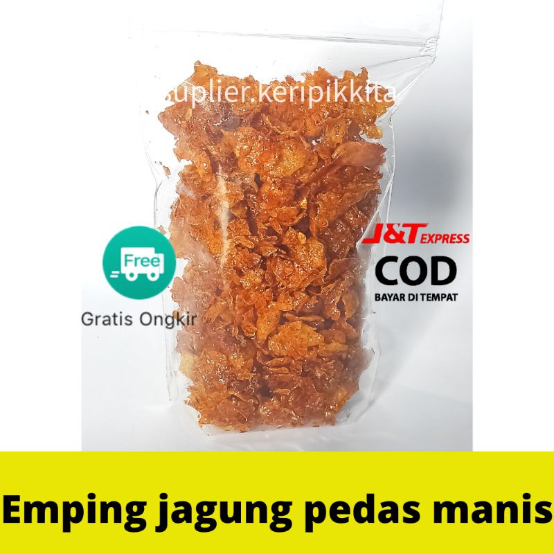 cemilan emping pedas manis| emping pedas | jajanan pedas | makanan ringan pedas | cemilan kita