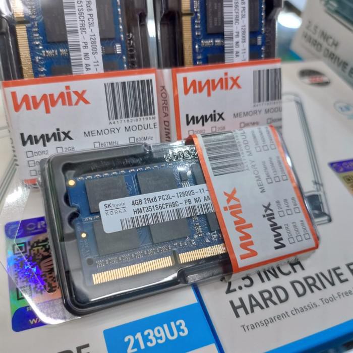 Memory Ram Sodim Laptop Ddr3 4Gb Pc3L 12800 Hynix - New