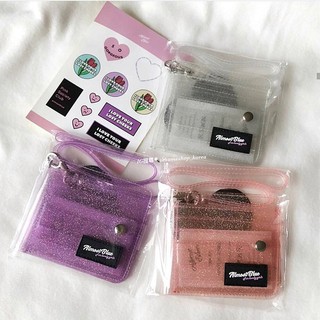 MINGKE Dompet Lipat Model Gantung dengan Bahan PVC dan