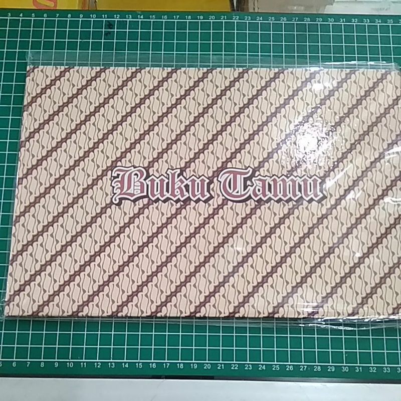 Buku Tamu Kecil Motif Batik