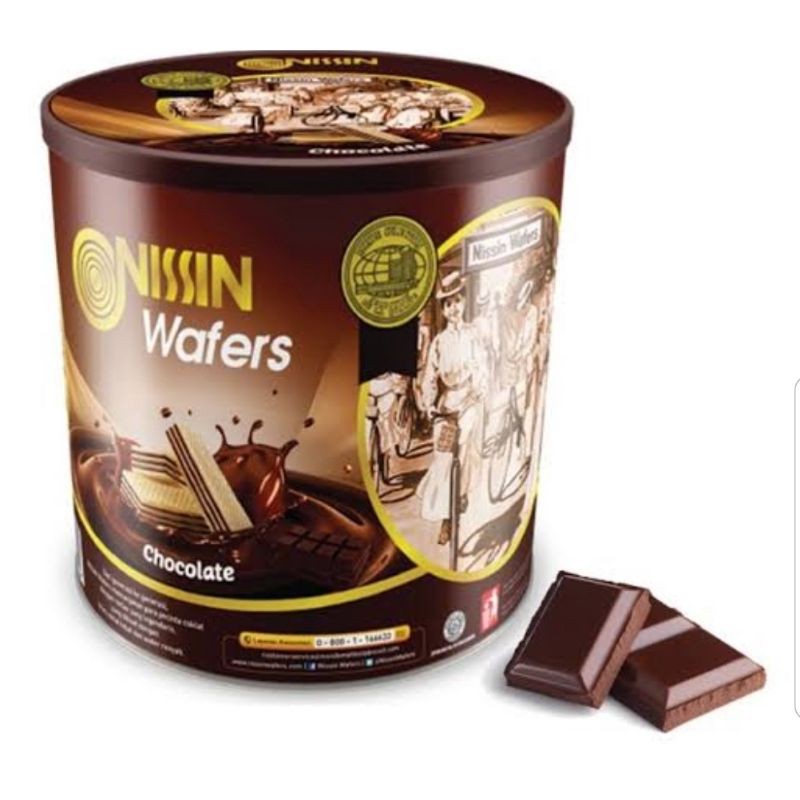 

NISSIN WAFER COKLAT KALENG