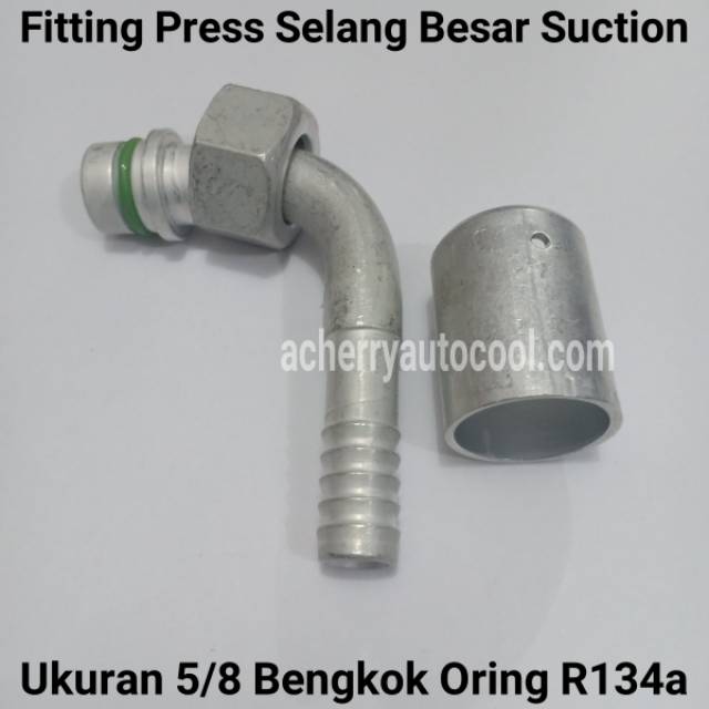 Jual Fitting Press Selang Besar Suction Dingin Ac Mobil Ukuran Bengkok Oring R A Formula