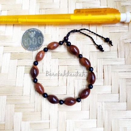 Gelang oval halat bulat kombinasi kaukah kokka asli