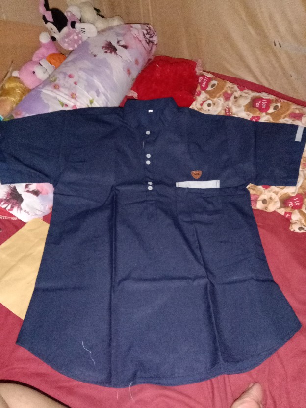 Bswart Batik Hrb026 Kenongo Hem Pendek Padi Pekalongan M L Xl Batik Pria Murah Modern Grosir