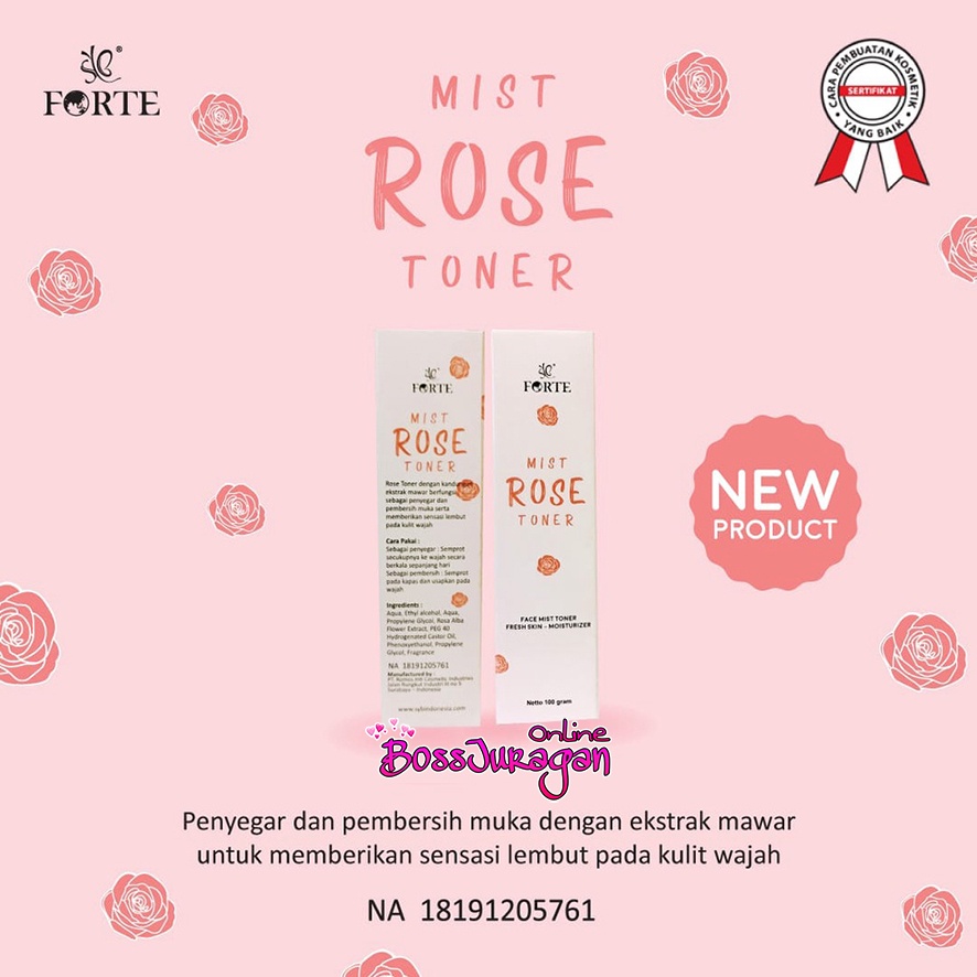 (BOSS) SYB Face Mist Toner | Water | Aloe Vera Chamomile Rose Face Mist 100ml