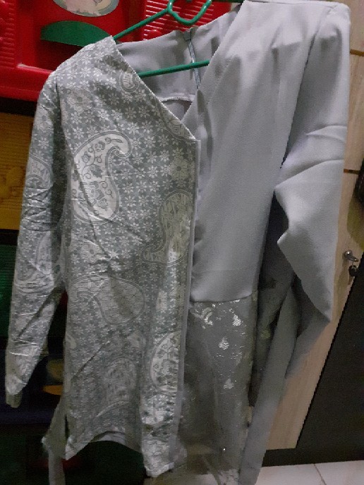 M-l-xl-xxl Batik Wanita Asj Sa Hrb026 Kenongo Kemeja Tosca Pendek