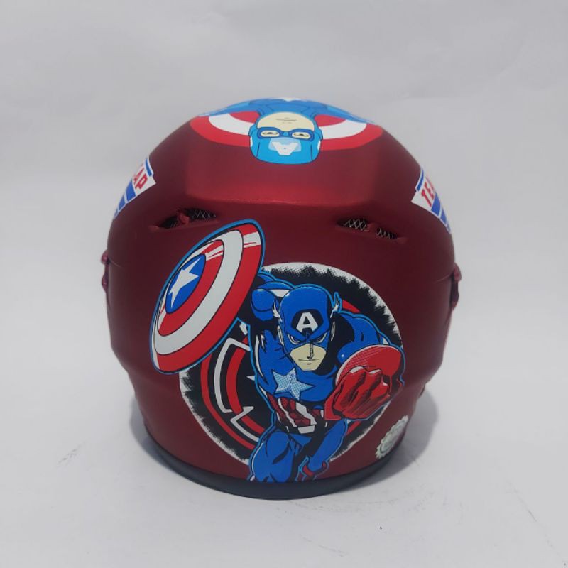 Helm Anak Sky Camptain America 3 SD 9 Tahun