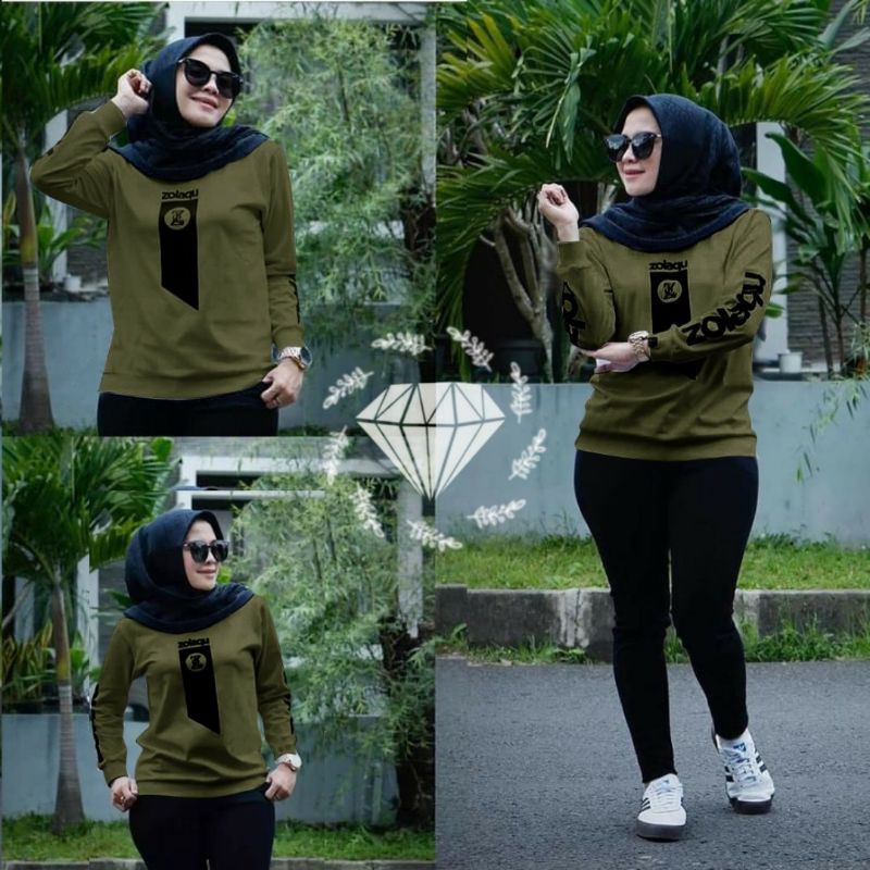 PCS SET LINANDA FASHION PAKAIAN WANITA SETELAN ATASAN DAN CELANA BABYTERRY 2 UKURAN L DAN XL KR ADA VIDEO REVIEW ASLI PRODUK