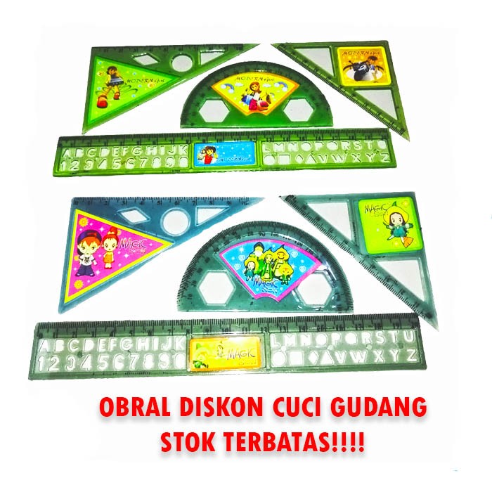 

Nikmati Murah Penggaris Anak 1 Set Lengkap Limited