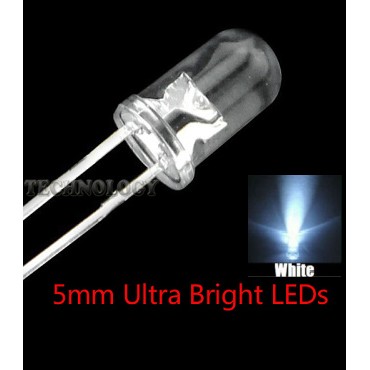 LED 5mm Ultra Bright White