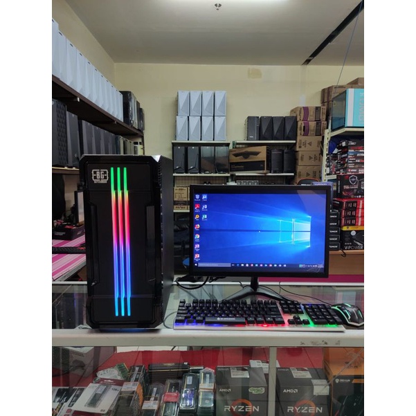 i5 12400f vga gtx 1050ti fulset led LG 24in