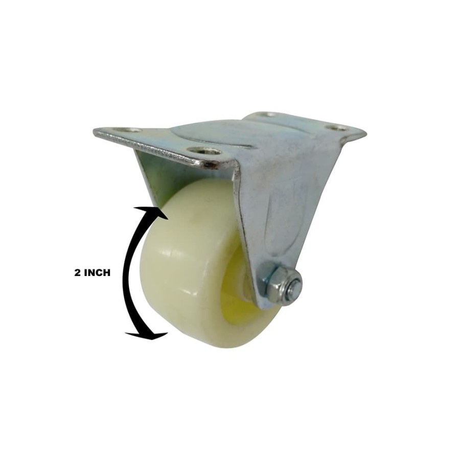 RODA NYLON PUTIH 3 INCH RODA CASTER RODA TROLLEY RODA TROLI MATI