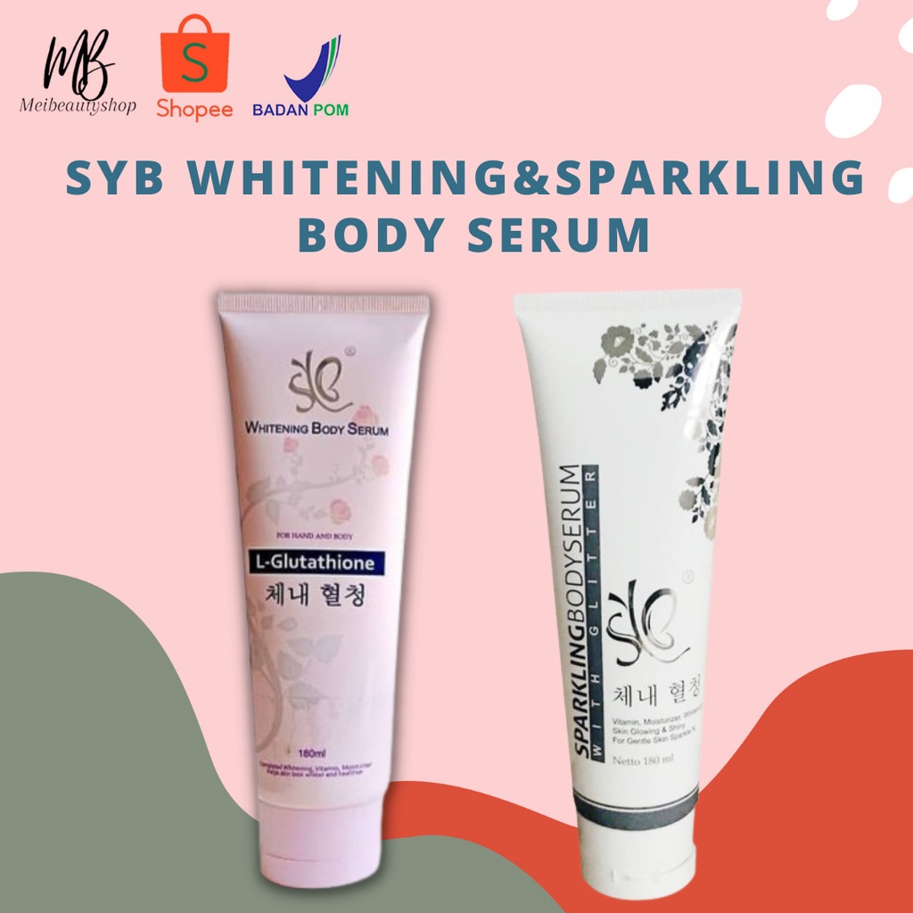 SYB Whitening | Sparkling Body Serum With Glitter 180ml