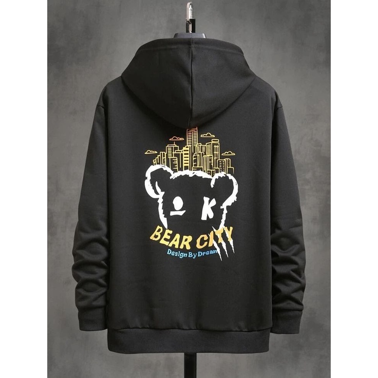 Sweater Pria Grosir Berkualitas - Bear City Sweater Cowo