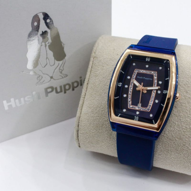 BEST SELLER! JAM TANGAN WANITA /CEWEK HUSH PUPPIES SEGI RUBBER 0833SS