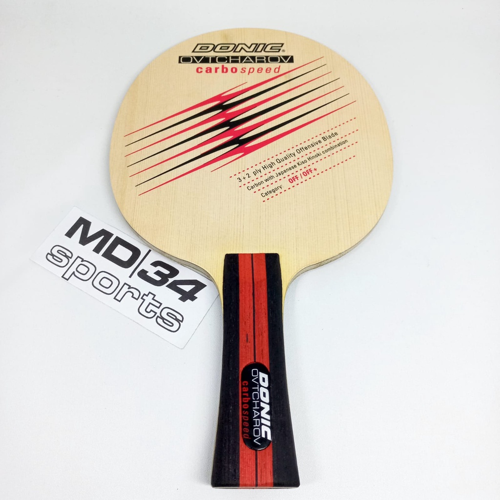 KAYU DONIC OVTCHAROV CARBO SPEED - Kayu / Blade / Bet Pingpong Murah