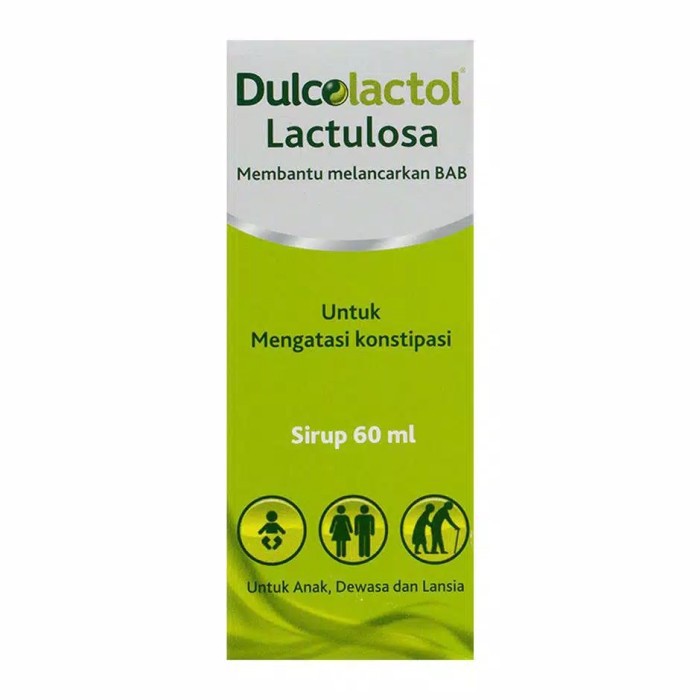 Dulcolactol Laktulosa Dulcolax Sirup 60 Ml
