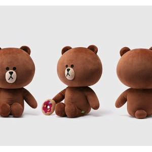 Boneka Original Line Brown Besar   Big Doll Brown   Line Official Murah