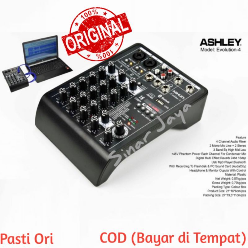 Mixer Ashley EVOLUTION4 Garansi Resmi OriginalEVOLUTION-4