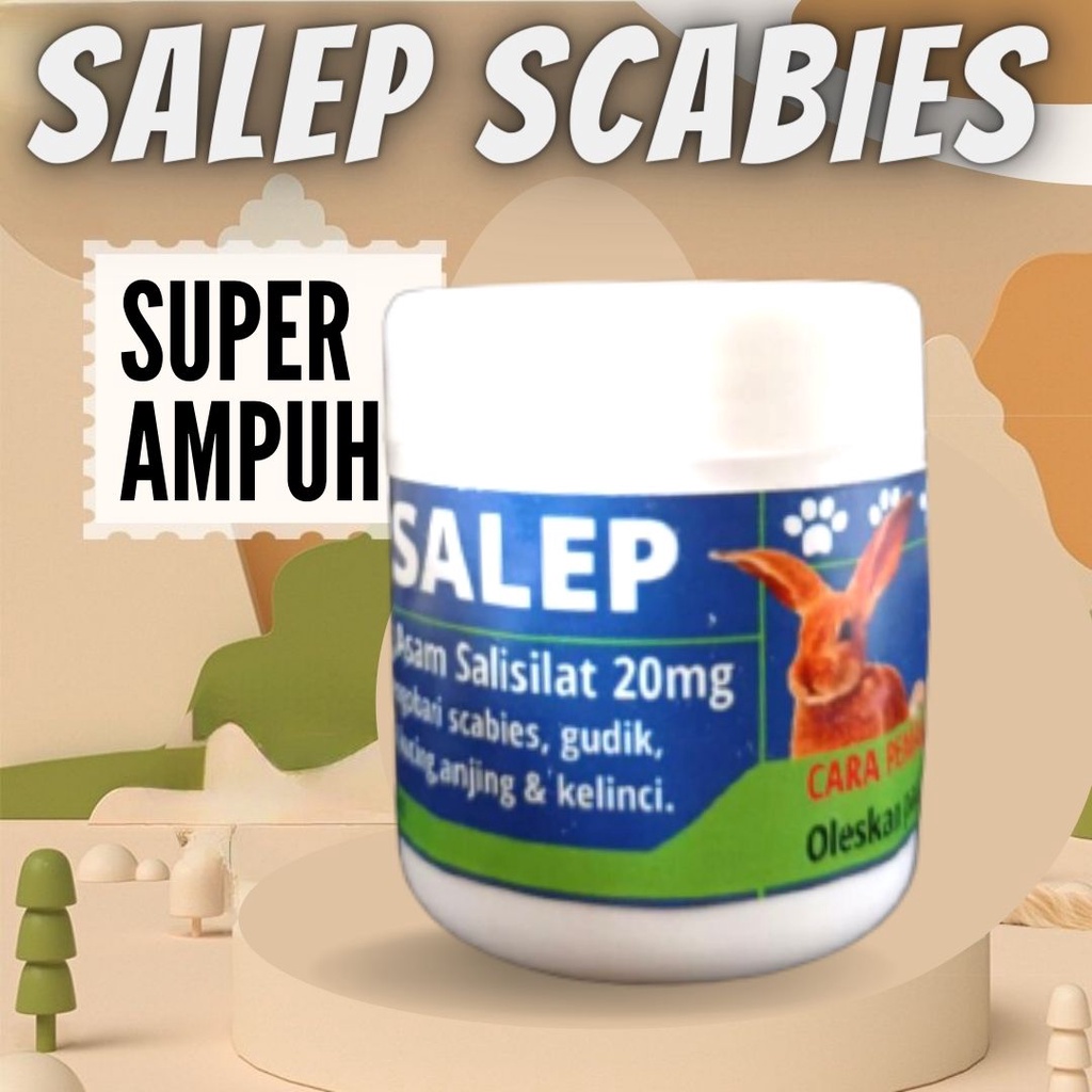 Scabies Salep 30gram Untuk Jamur Kelinci FEZONE