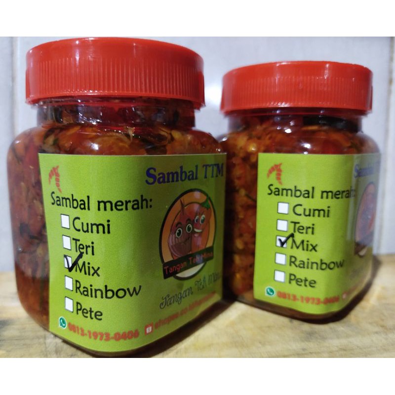 

Sambal cumi TTM mix teri