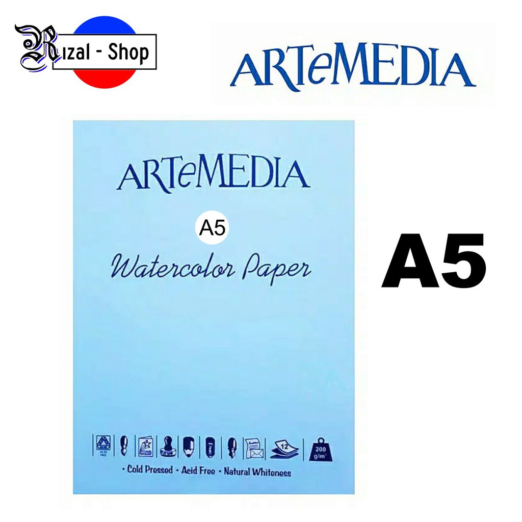 

ARTeMEDIA A5 Watercolor Paper 200gsm