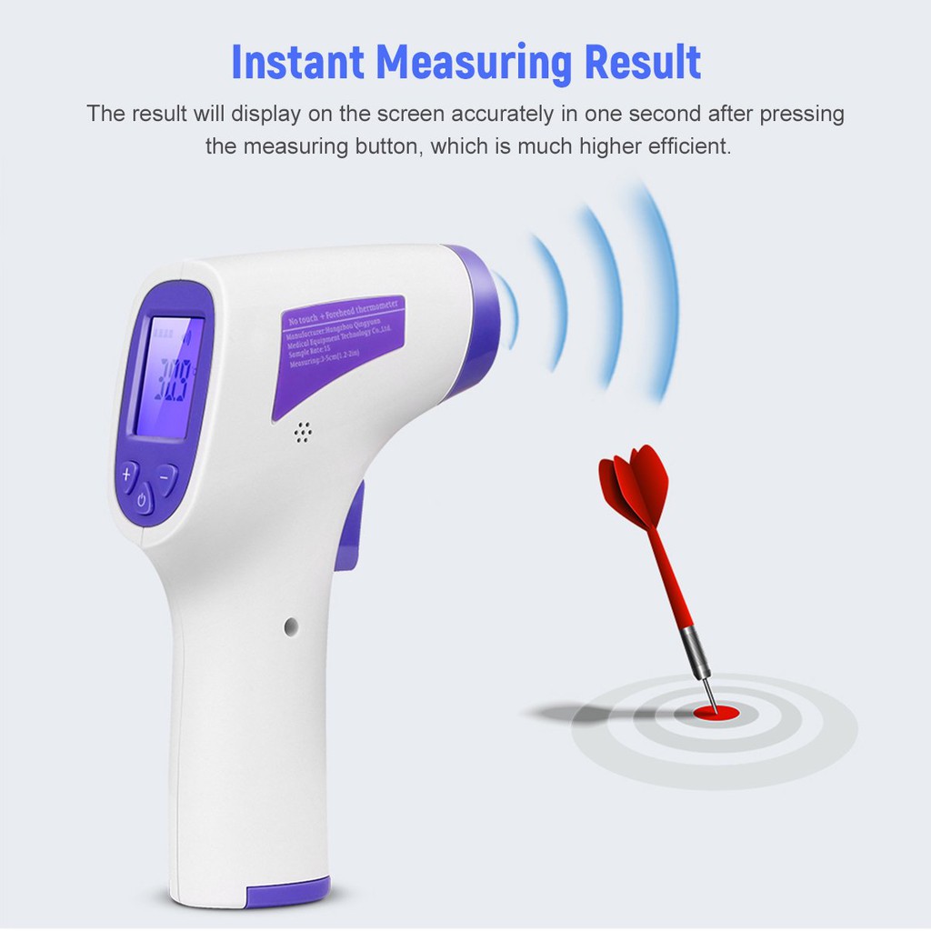 ❤ RATU ❤ THERMOMETER GUN INFRARED DIGITAL - THERMO METER GUN MERK QY EWQ 01 - TERMOMETER ORIGINAL